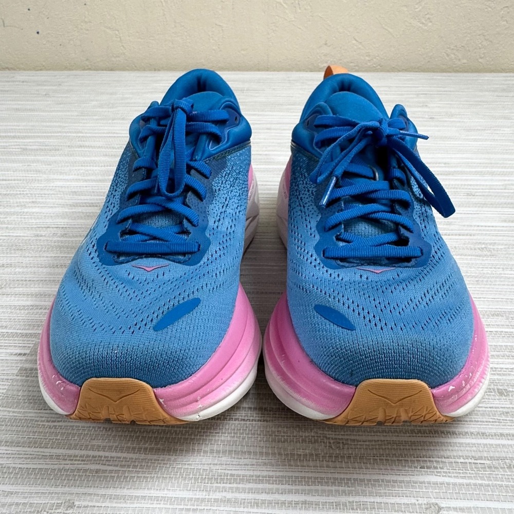 Hoka Bondi 8 Running Shoes Womens 10B Coastal Sky Model 1127952 Sneaker CSAA - Picture 4 of 10